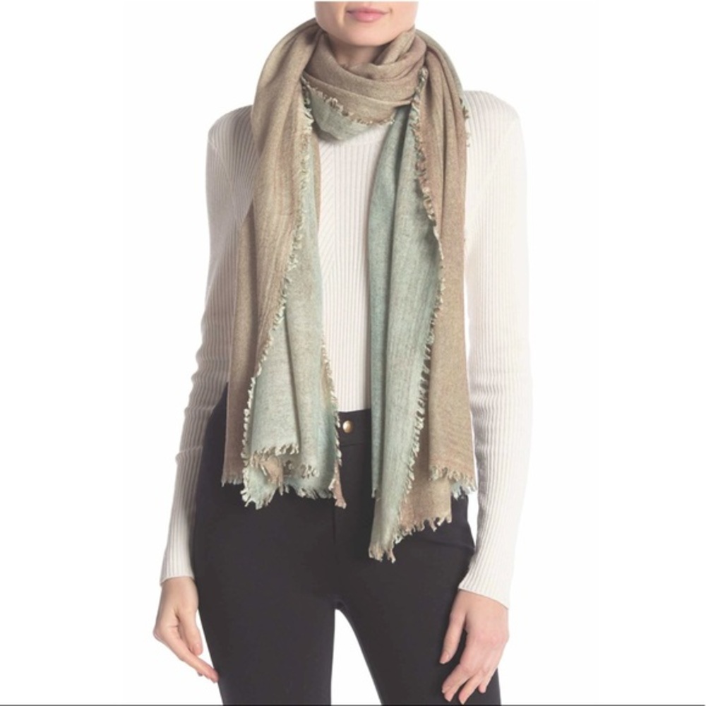 Bindya Wool & Cashmere Blend Reversible Scarf